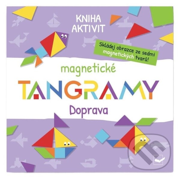 Kniha aktivit magnetické TANGRAMY Doprava