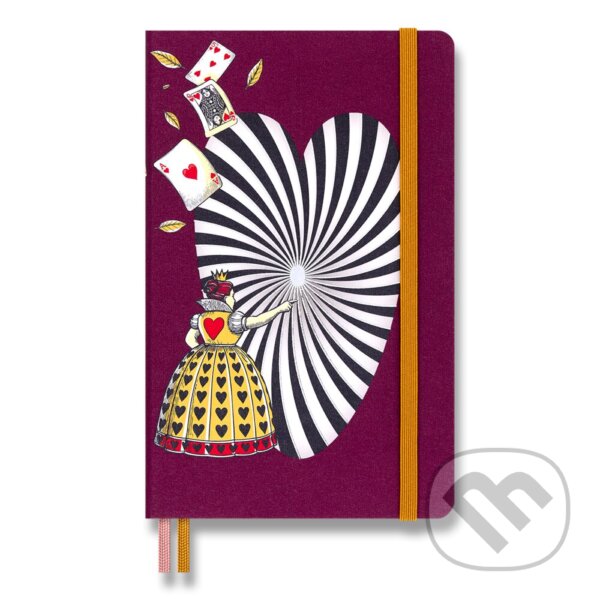 Zápisník Moleskine Alice in Wonderland - tvrdé desky L, čistý