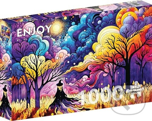 ENJOY puzzle Cesta čarodějnice 1000 dílků