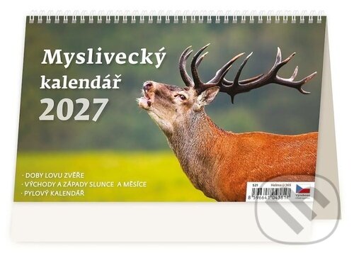 Stolní kalendář 2027 Helma Myslivecký kalendář
