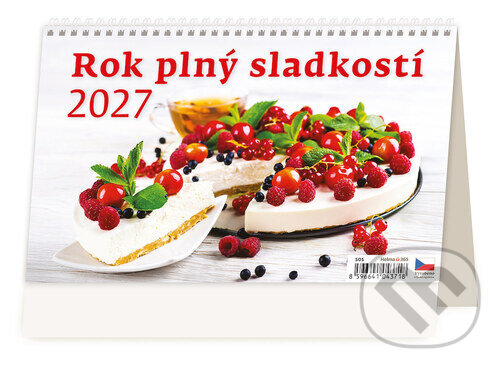 Stolní kalendář 2027 Helma Rok plný sladkostí