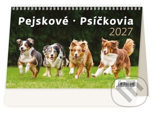 Stolní kalendář 2027 Helma Pejskové