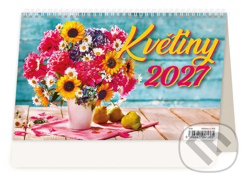 Stolní kalendář 2027 Helma Květiny