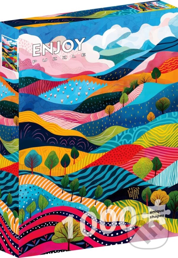 ENJOY puzzle zvlněné kopce 1000 dílků