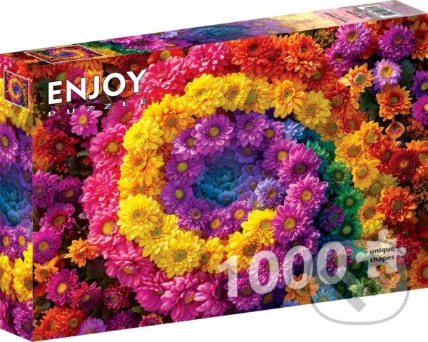 Puzzle Květinový vír (1000 dílků) - puzzle z kategorie Umelecké
