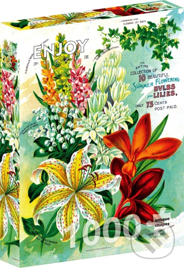 Puzzle Vintage květinový katalog (1000 dílků),Puzzle Vintage květinový katalog (1000 dílků)