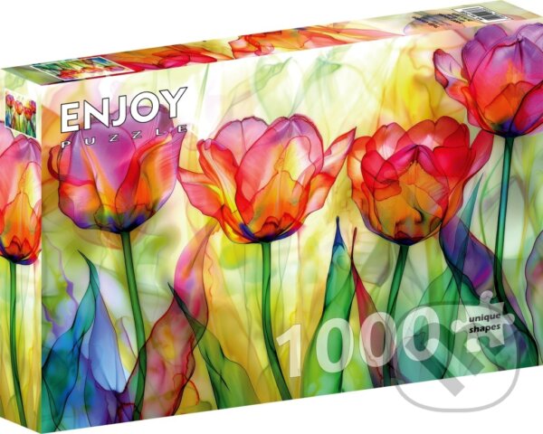 Enjoy puzzle Tulipánová zahrada 1000 dílků