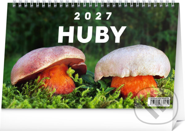 Notique stolní kalendář Huby 2027 (23,1 × 14,5 cm)
