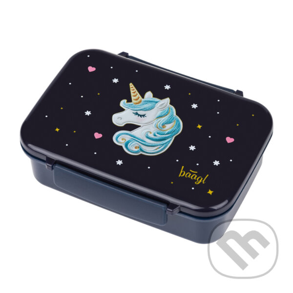 BAAGL Box na svačinu s přihrádkami Unicorn Gold Presco Group