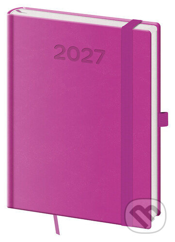 Denní diář 2027 B6 Print Pop fialový