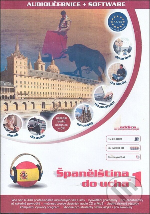 Levně Španělština do ucha 1 (Audioučebnice + software pack 5 CD) - audiokniha z kategorie Jazykové učebnice a slovníky