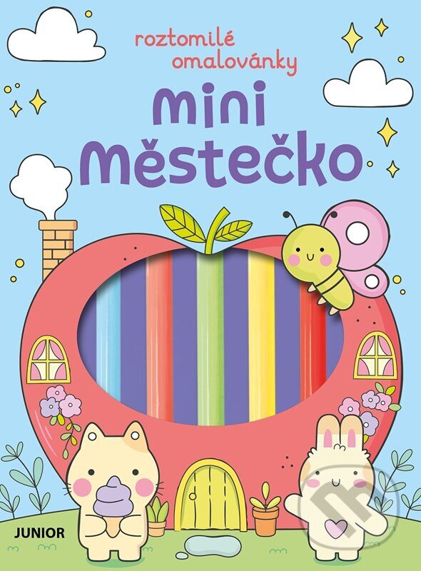 Kniha: Mini městečko (Roztomilé omalovánky) (Angelina De Sol). Junior CZ, 2026