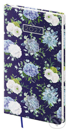 Kapesní diář 2027 A6 Vario Lyra Floral