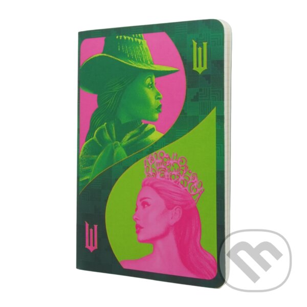 Paperblanks - zošit Pink Goes Good with Green (A5, linajkovanný, mäkké dosky)