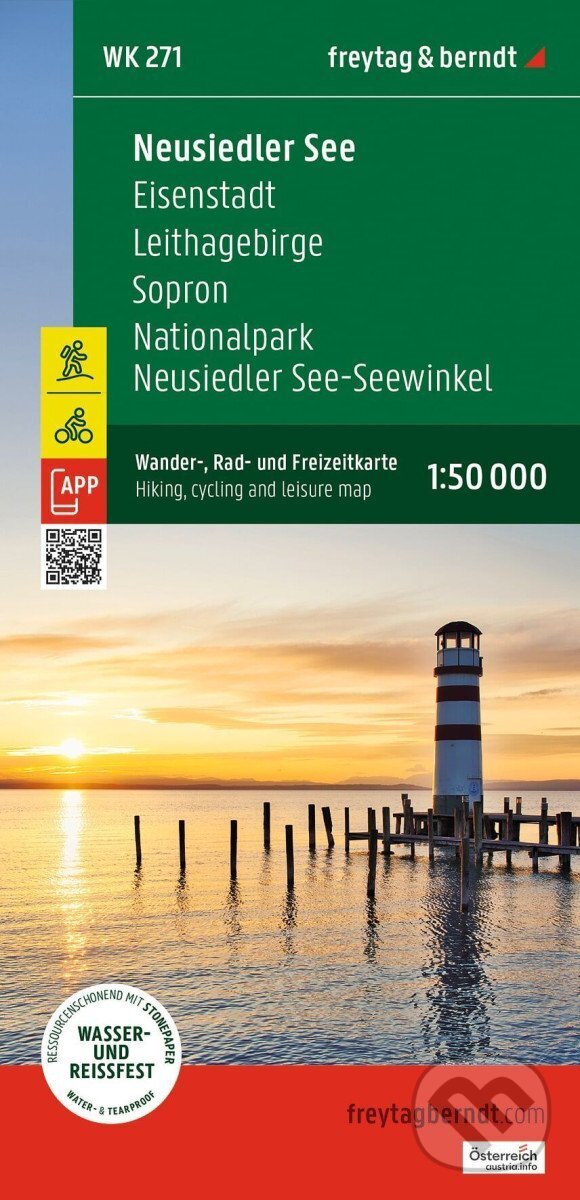 Neziderské jezero 1:50 000 / cykloturistická a volnočasová mapa