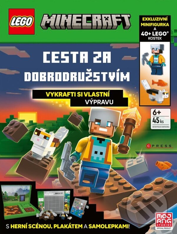 Kniha: LEGO® Minecraft® Cesta za dobrodružstvím (CPRESS). CPRESS, 2026