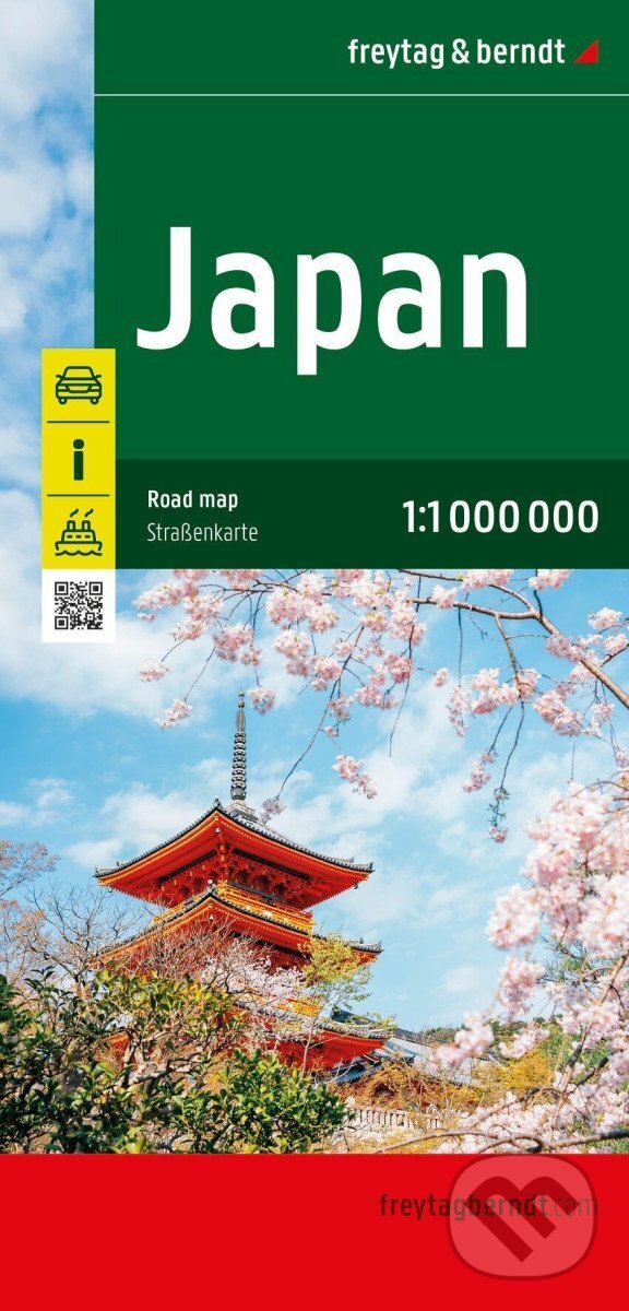 Japonsko 1:1 000 000 / silniční mapa (freytag&berndt). freytag&berndt, 2026