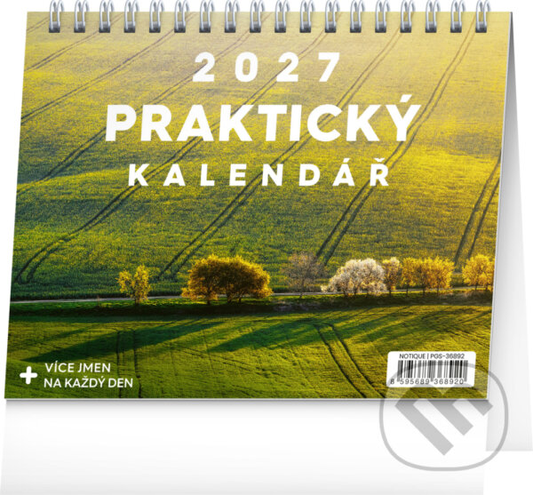 NOTIQUE Stolní kalendář Praktický kalendář s citáty 2027