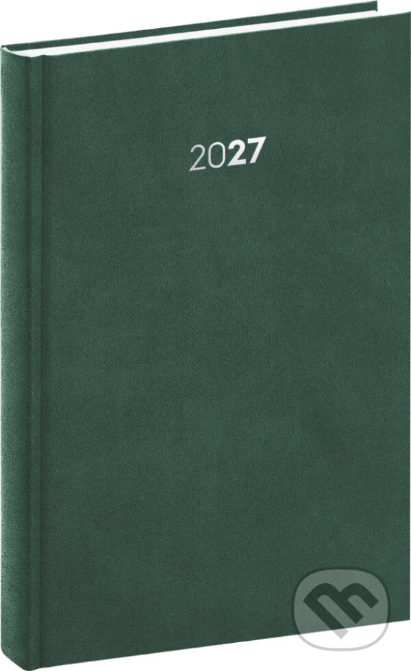 NOTIQUE Denný diár Balakon 2027 (zelený),NOTIQUE Denný diár Balakon 2027 (zelený)