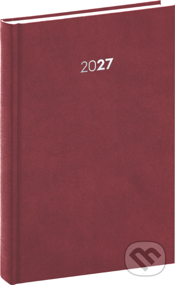 NOTIQUE Denný diár Balakon 2027 (bordový),NOTIQUE Denný diár Balakon 2027 (bordový)