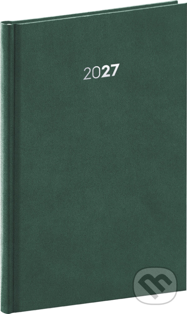 NOTIQUE Týždenný diár Balakon 2027 (zelený) (stĺpcový),NOTIQUE Týždenný diár Balakon 2027 (zelený) (stĺpcový)