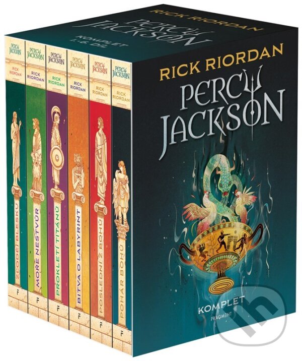 Kniha: PERCY JACKSON - komplet - box (Rick Riordan). Fragment, 2026