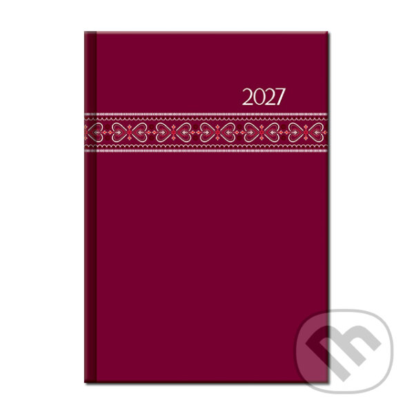 Týždenný diár FOLK 2027 - modrý (Spektrum grafik). Spektrum grafik, 2026