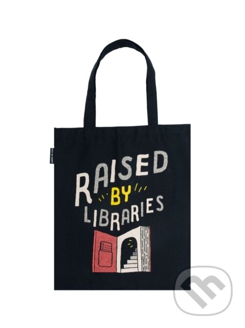 Raised by Libraries tote bag (Out of Print). Out of Print, 2021