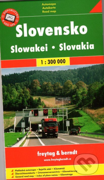 Levně Slovensko/Slowakei/Slovakia 1:300 000 (Platná do konca roka 2019)