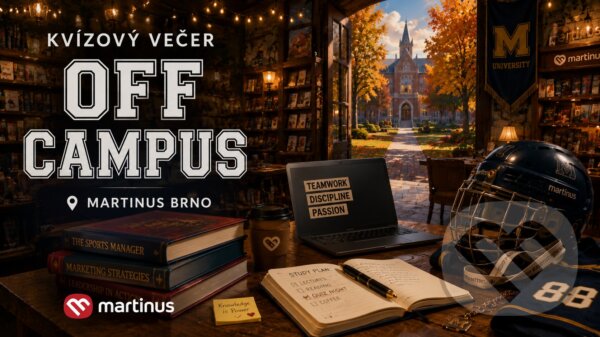 Vstupenky na  kvíz Off campus (martinus.click). martinus.click, 2026