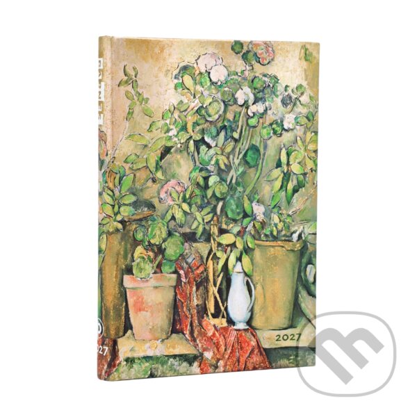 Paperblanks - 12-mesačný týždenný diár Cezanne’s Terracotta Pots and Flowers 2027,Paperblanks - 12-mesačný týždenný diár Cezanne’s Terracotta Pots and