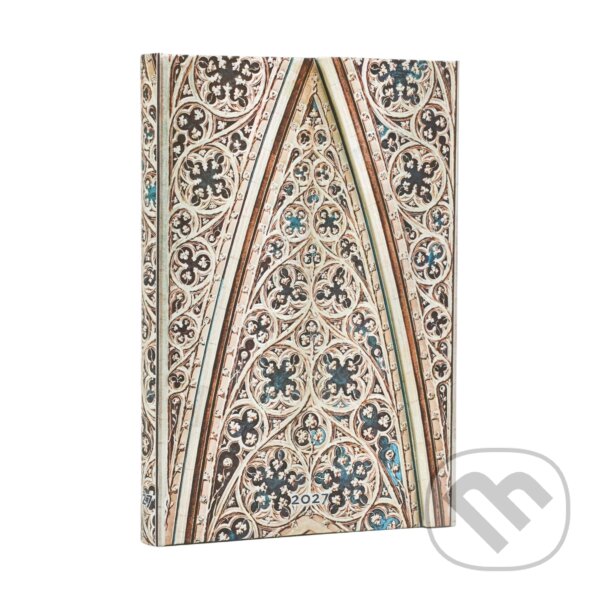 Paperblanks - 12-mesačný týždenný diár Vault of the Milan Cathedral 2027,Paperblanks - 12-mesačný týždenný diár Vault of the Milan Cathedral 2027