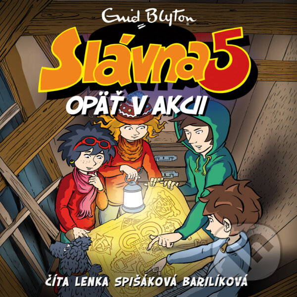 Kniha: Audiokniha Slávna päťka opäť v akcii (Slávna päťka 2) (Enid Blyton). Slovart, 2026