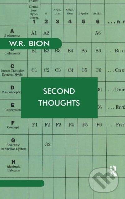 Kniha: Second Thoughts (Wilfred R. Bion). Routledge, 2019
