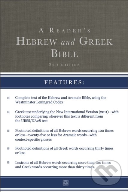Kniha: A Reader's Hebrew and Greek Bible (A. Philip Brown II, Richard J. Goodrich, Bryan W. Smith a Albert L. Lukaszewski). , 2020