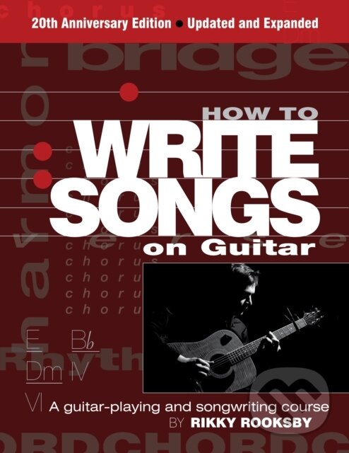 Kniha: How to Write Songs on Guitar (Rikky Rooksby). Backbeat, 2020