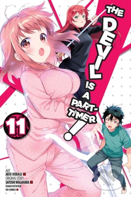 Kniha: The Devil Is a Part-Timer!, Vol. 11 (manga) (Akio Hiiragi, Satoshi Wagahara a Kevin Gifford). Yen Press, 2018