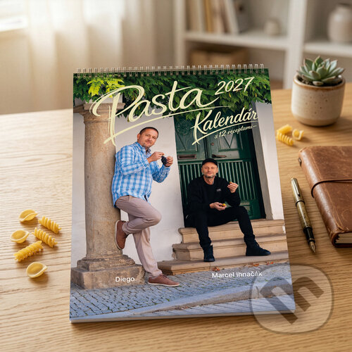 Pasta 2027 (nástenný kalendár) (Marcel Ihnačák a Diego (Branislav Rojko)). FOOD PRODUCTION, 2026