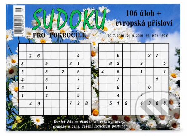 Sudoku pro pokročilé (Watt). Watt