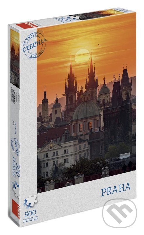 Puzzle: Puzzle 500 Praha stověžatá (Dino). Dino, 2026