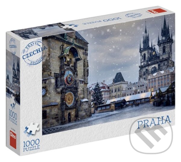 Puzzle: Puzzle 1000 Zimní orloj (Dino). Dino, 2026