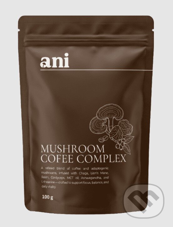 Kávy a čaje: ANi Mushroom Coffee Complex 100g (Ani). Ani