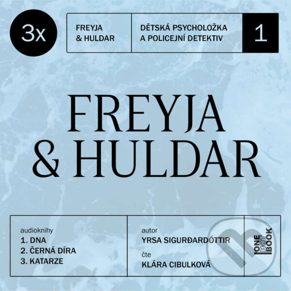 Audiokniha: 3× Freyja & Huldar (Yrsa Sigur?ardóttir). OneHotBook, 2026