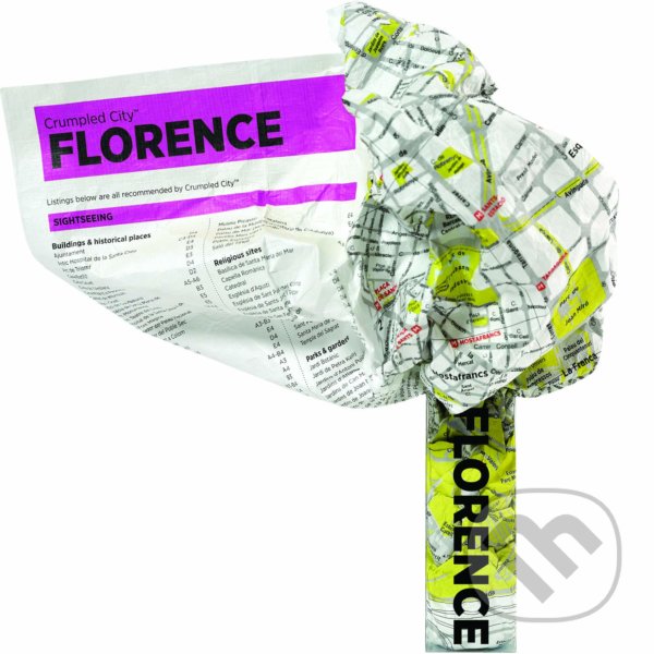 Levně Crumpled City Map: Florence