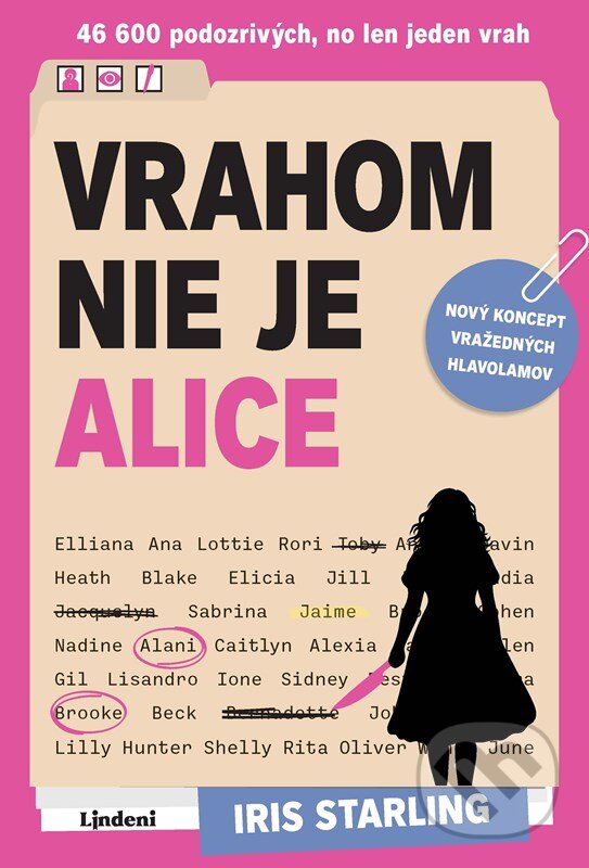 Kniha: Vrahom nie je Alice (Iris Starling). Lindeni, 2026