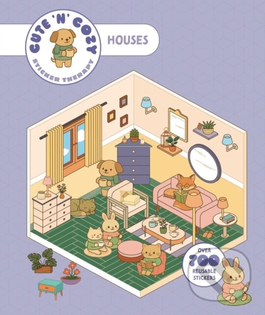 Kniha: Cute n Cozy Sticker Therapy: Homes (Skittledog). Thames & Hudson, 2026