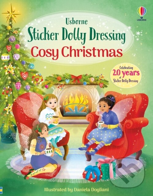 Kniha: Sticker Dolly Dressing Cosy Christmas (Kimberley (SAEX) Kinloch). Usborne, 2026