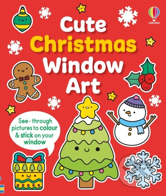 Kniha: Cute Christmas Window Art (Kate Nolan). Usborne, 2026