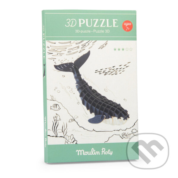 Puzzle: Puzzle 3D - Plejtvák obrovský (Moulin Roty). Moulin Roty