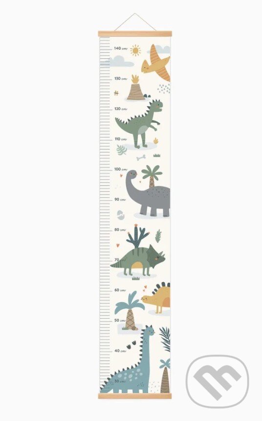 Detský meter na stenu - Dinosaury (Cingy Lingy). Cingy Lingy
